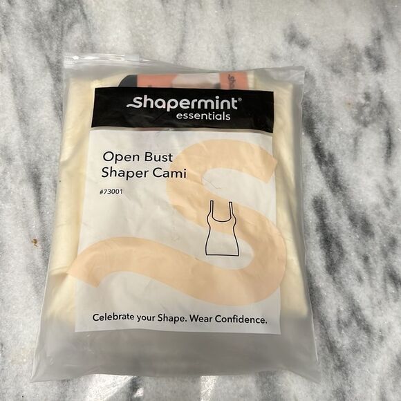 Shapermint Essentials Open Bust Shaper Cami Beige‎ 3XL NWT in packaging - Picture 6 of 7